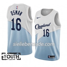 Kinder NBA Cleveland Cavaliers Trikot Cedi Osman 16 2018-19 Nike Blau Weiß Swingman